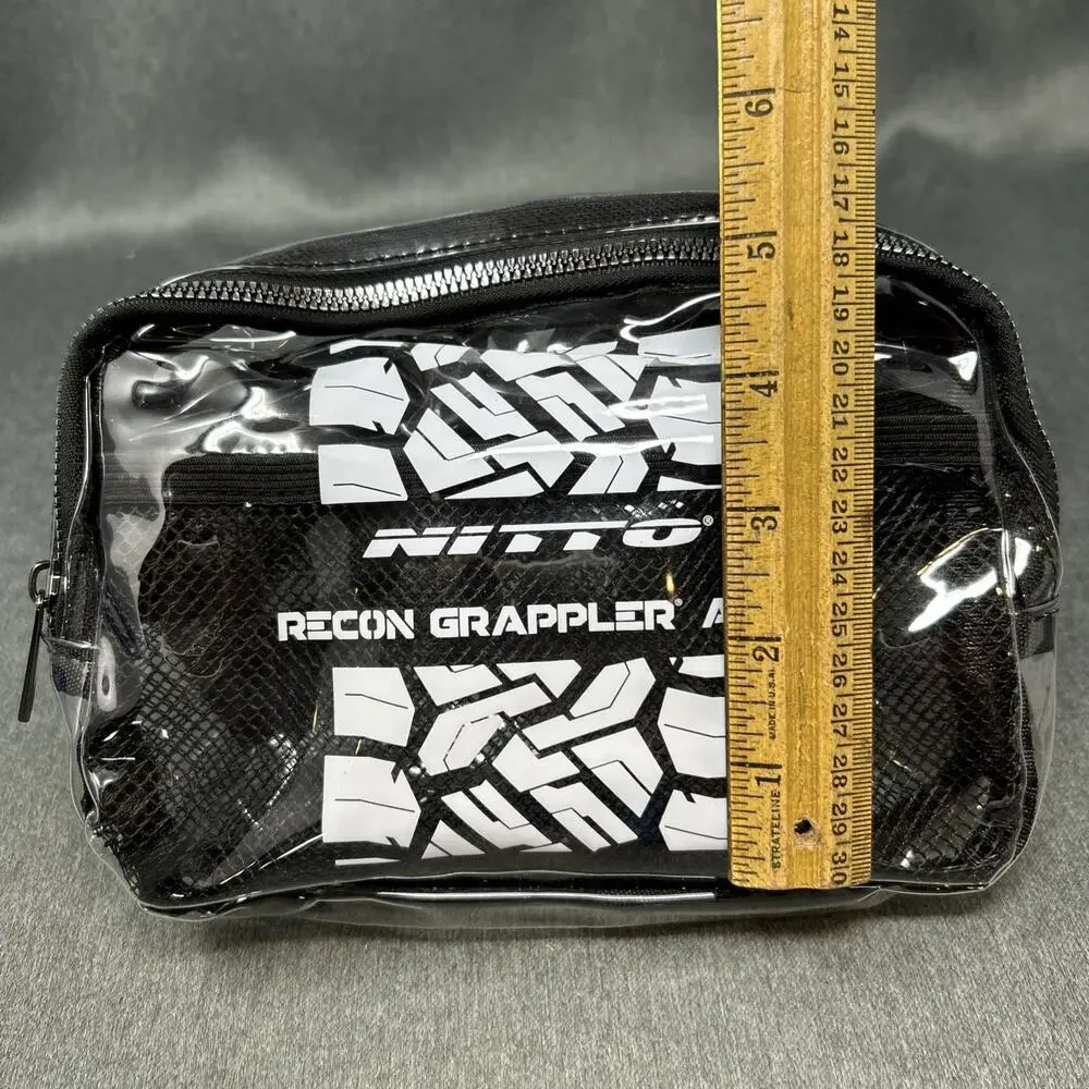 Nitto Recon Grappler AT Clear Hip Sack Fanny Pack Adjustable Belt Stadium Bag
